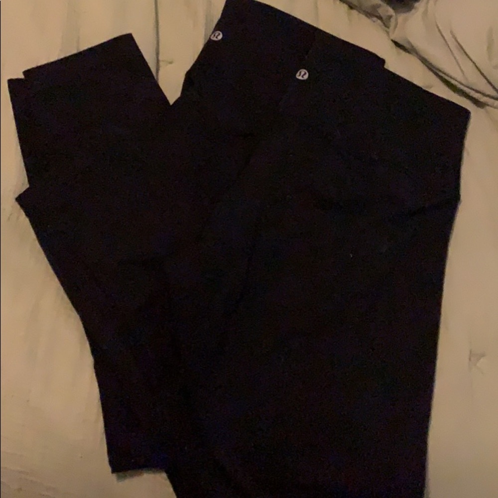 2 Pairs Lululemon Wunder Under High Rise 7/8